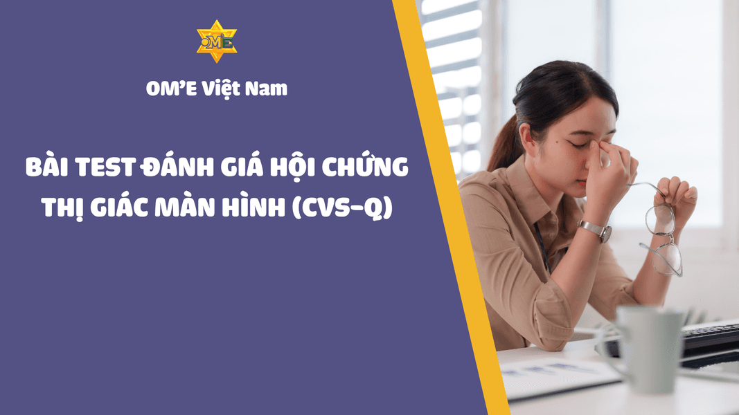ĐÁNH GIÁ HỘI CHỨNG THỊ GIÁC MÀN HÌNH